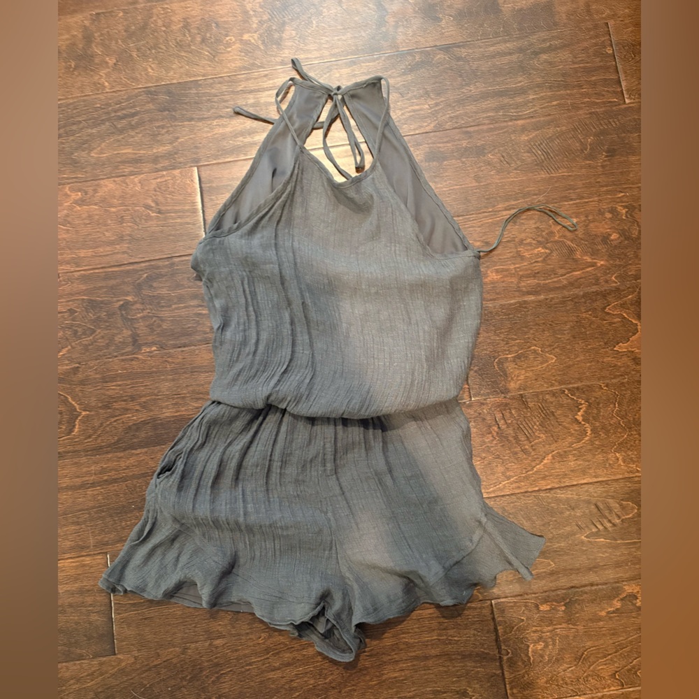 Elegant Gray Women's romper